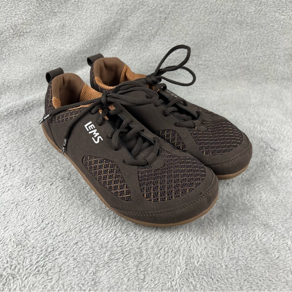 LEMS Primal 2 Minimalist Barefoot Shoes Womens 9.5 Mens 8 Brown Sneaker - Picture 6 of 10